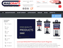 Tablet Screenshot of magcraft.com